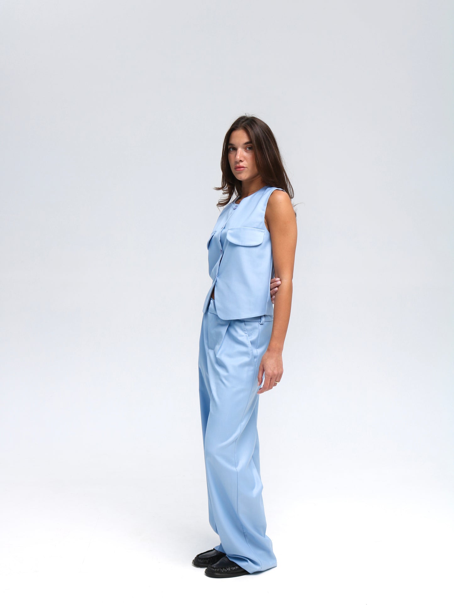 ცისფერი შარვალი/Baby blue pants
