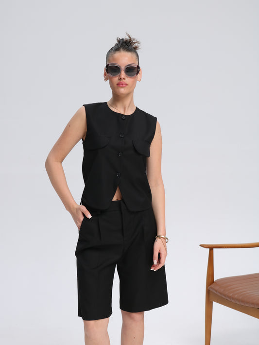 შავი შორტი/Black shorts